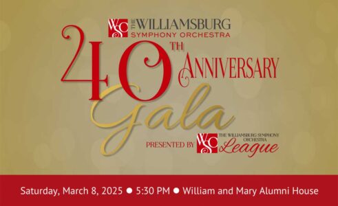 Williamsburg Symphony Orchestra 40th Anniversary Gala